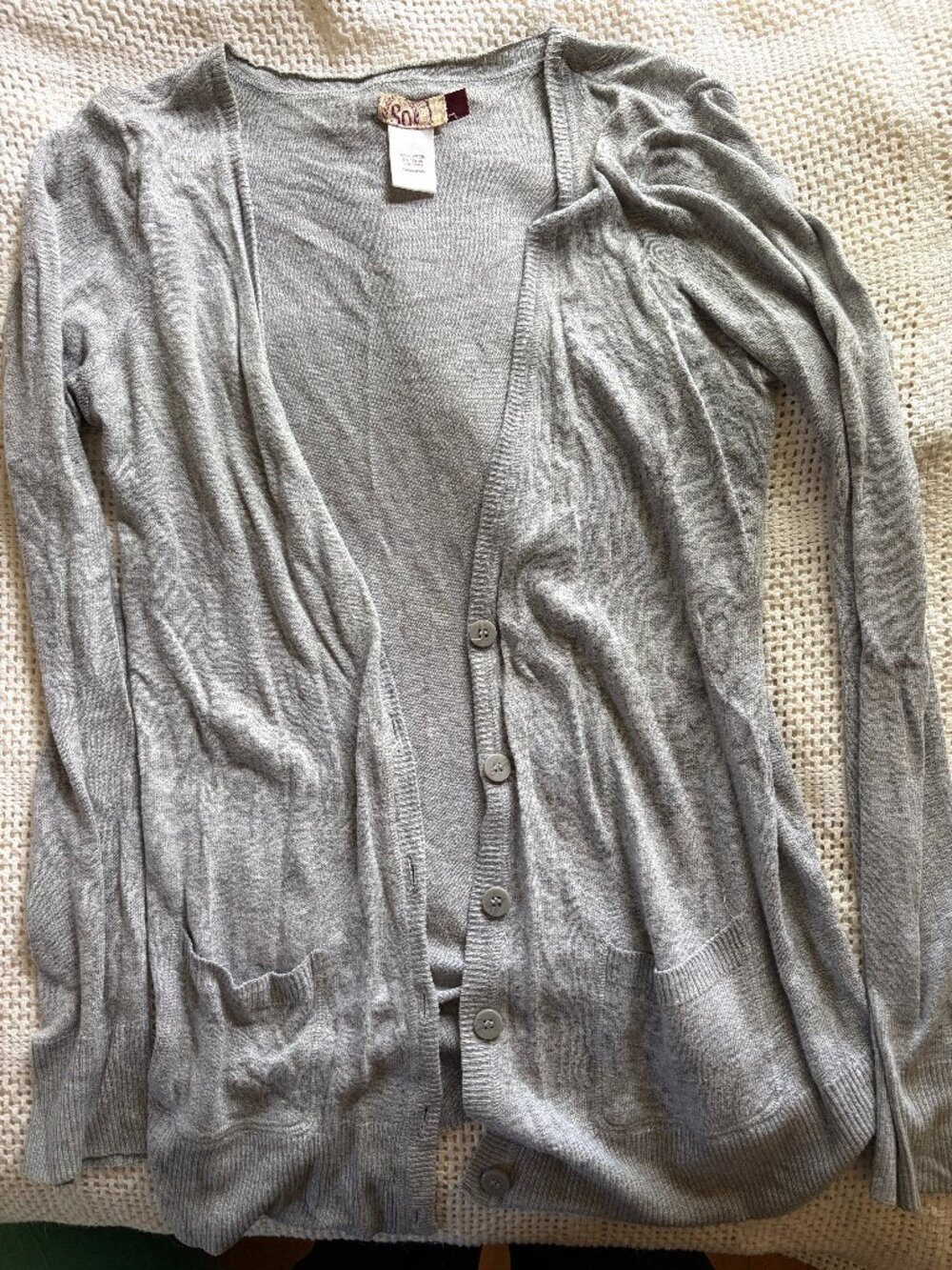 SO Lightweight Cardigan in Gray